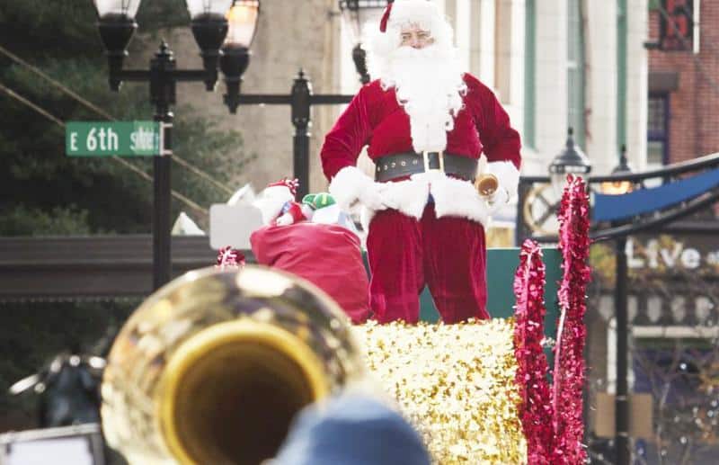 Christmas Parade Kicks Off The Holiday Season In Wilmington