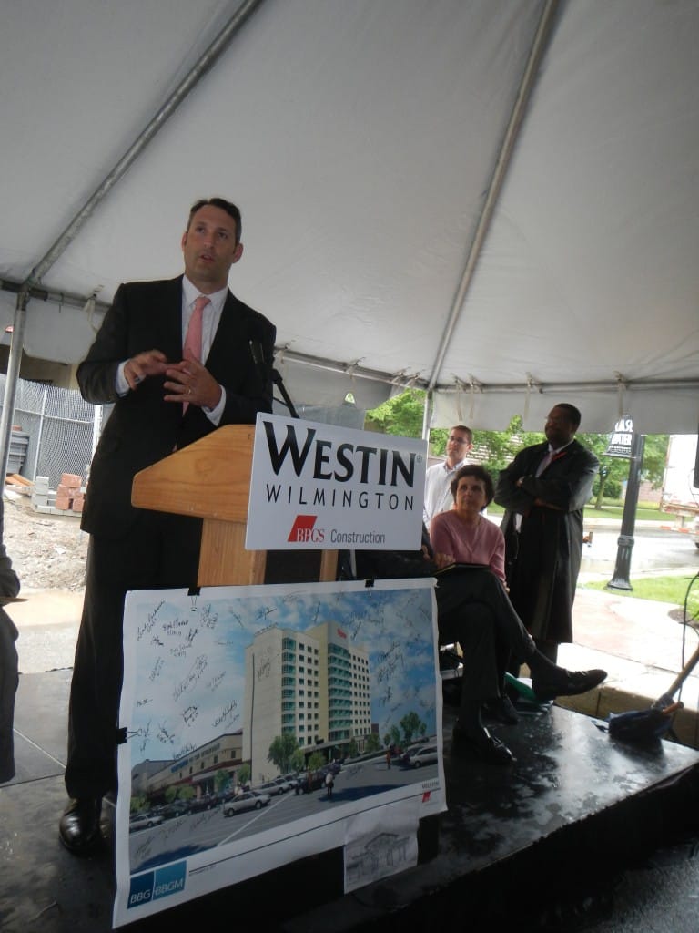 Westin Wilmington Topping Out Ceremony