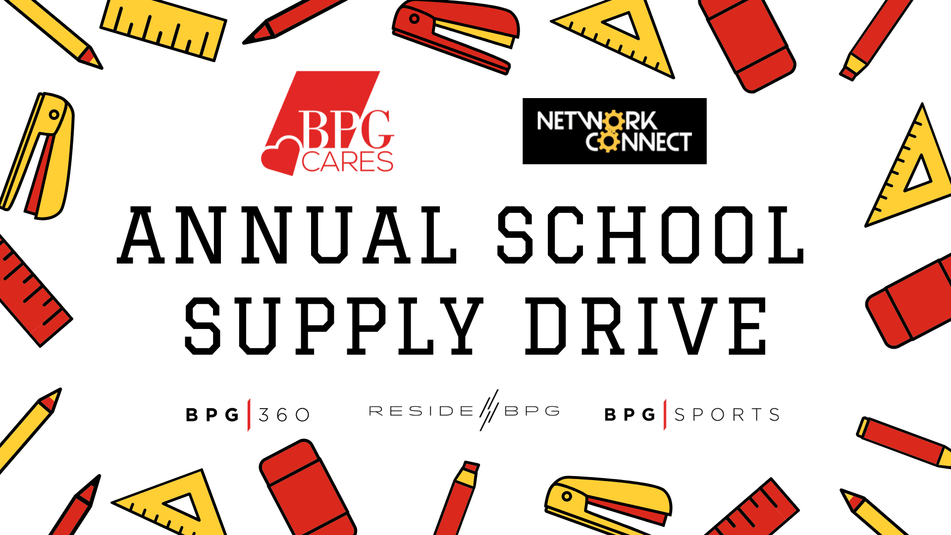 Support Local Students in Need: ResideBPG Annual School Supply Drive