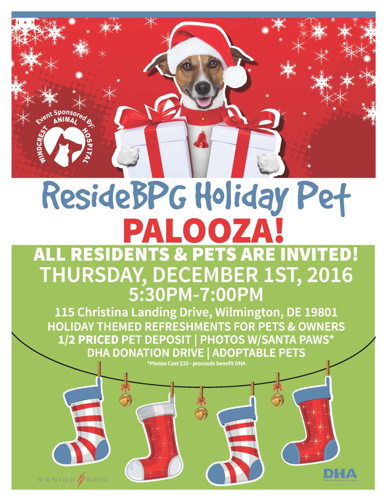 ResideBPG Holiday Pet Palooza- All Residents and Pets Welcome