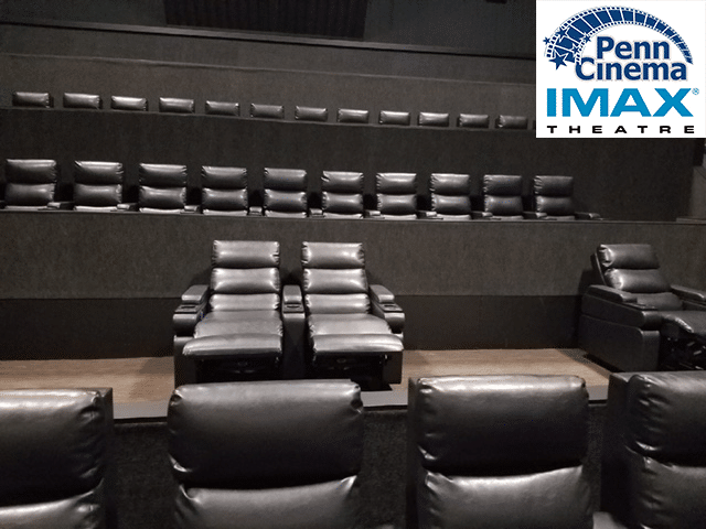 New Plush Recliners and Online Seating Reservations at PENN CINEMA!