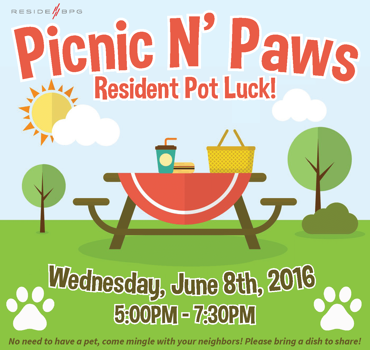 Join Us for Picnic & Paws!