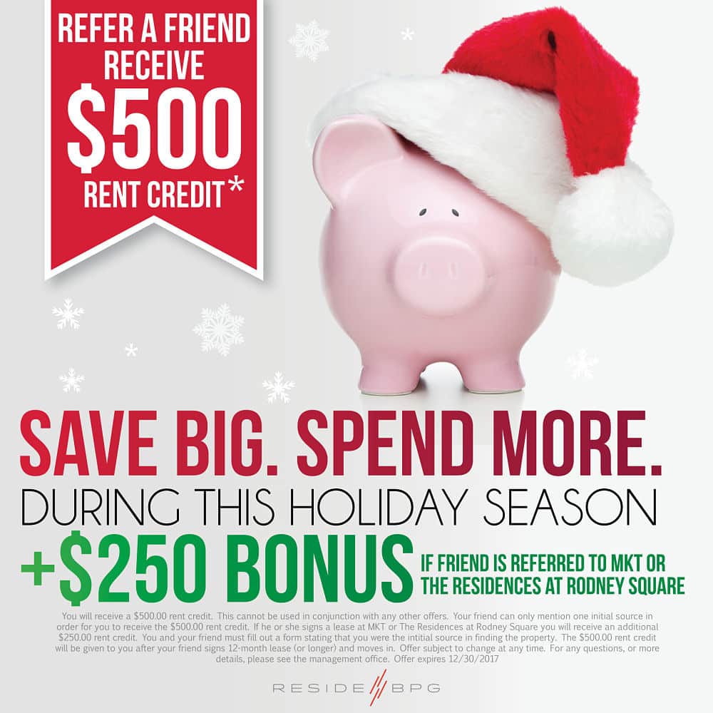 ResideBPG Refer a Friend Holiday Special