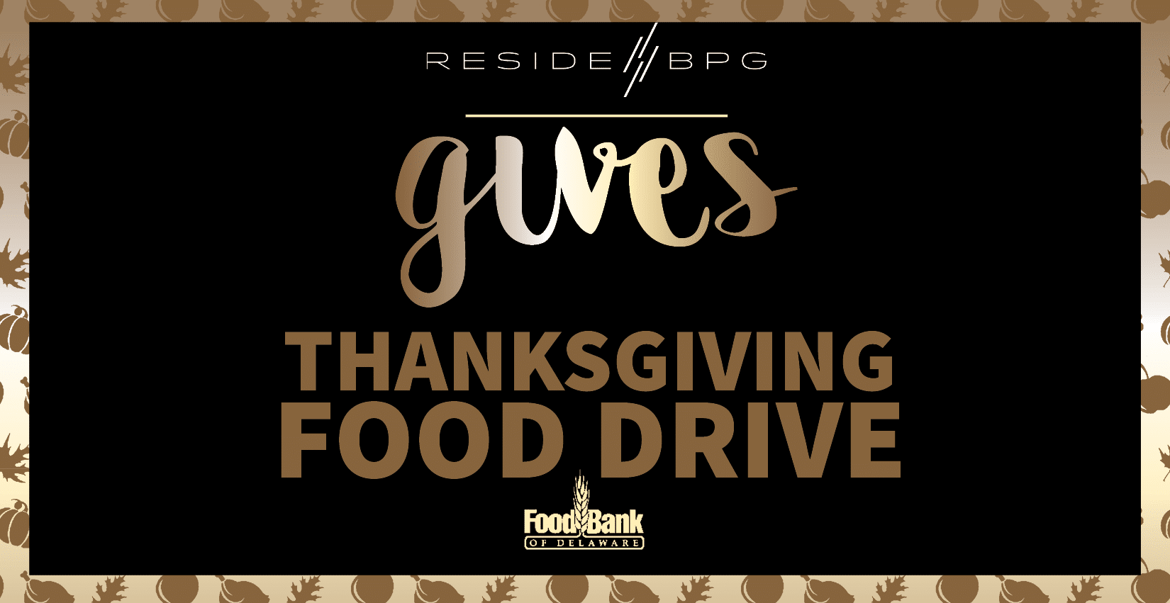 Support the Food Bank of Delaware: ResideBPG Hosts Annual Thanksgiving Food Drive