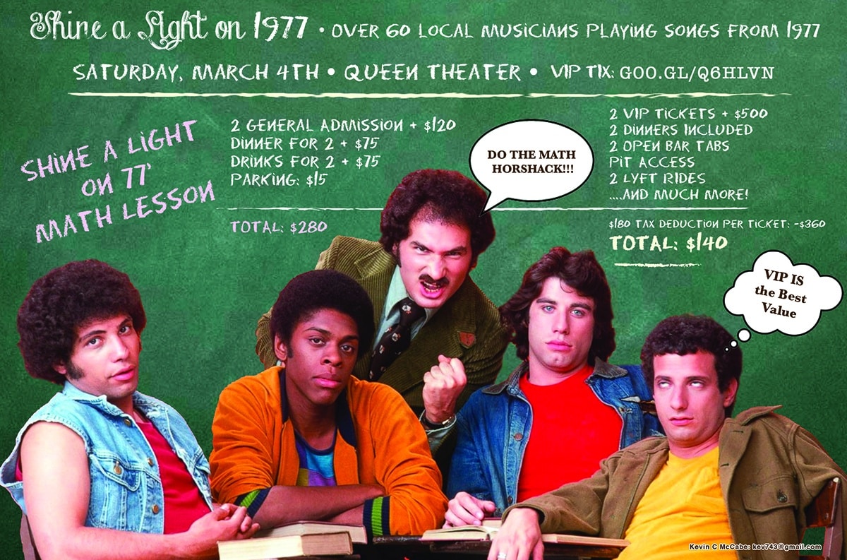 Join Us for The Shine a Light on 1977 Concert March 4th!
