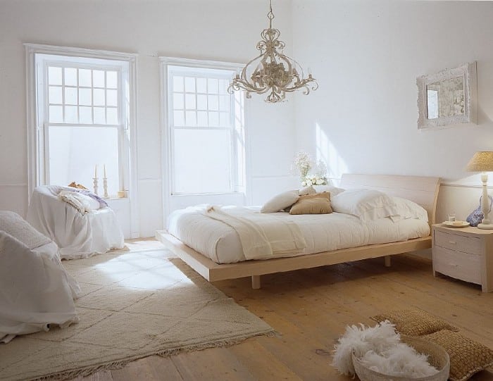 White Bedroom Filled With Light