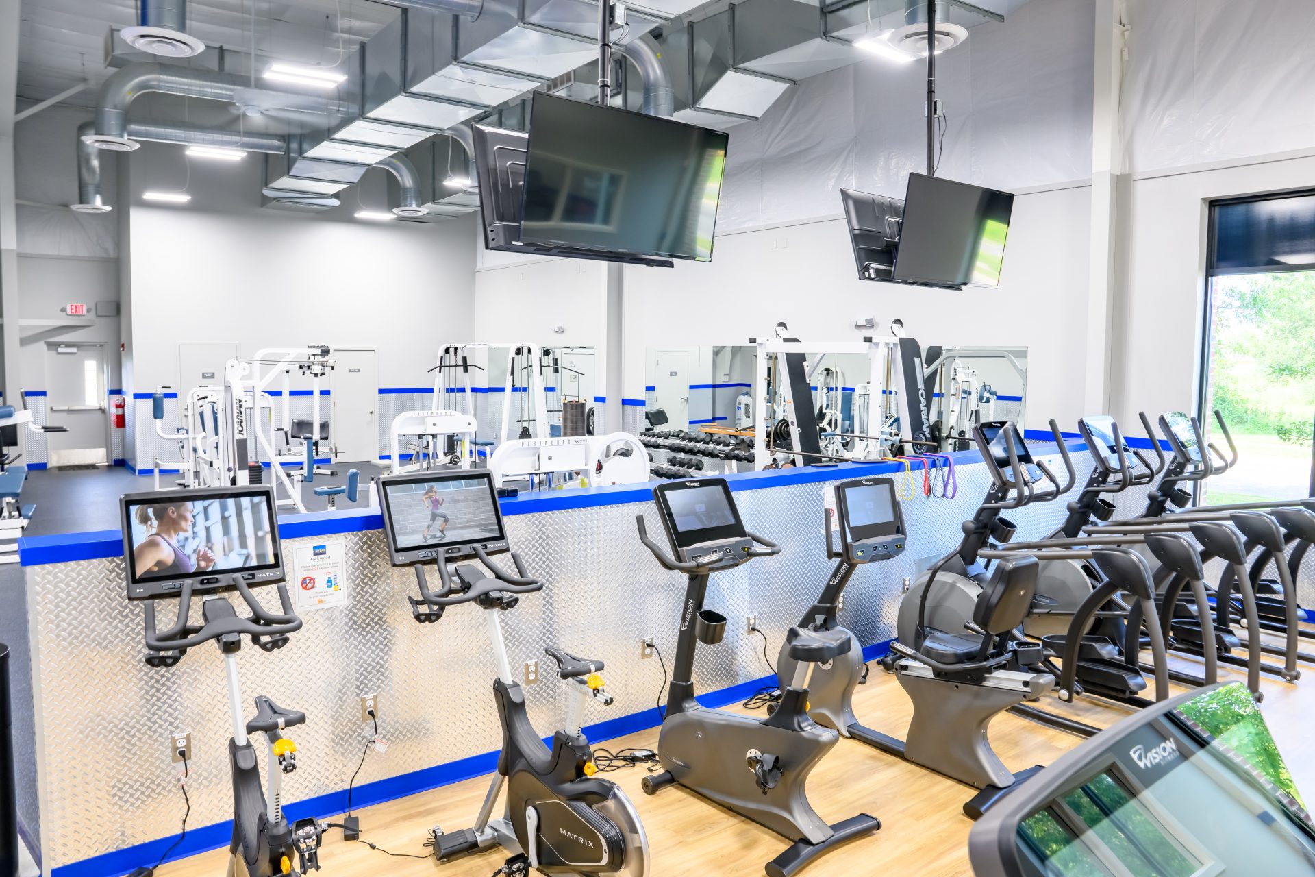 Rockwood Apartments in Newark Delaware fitness center