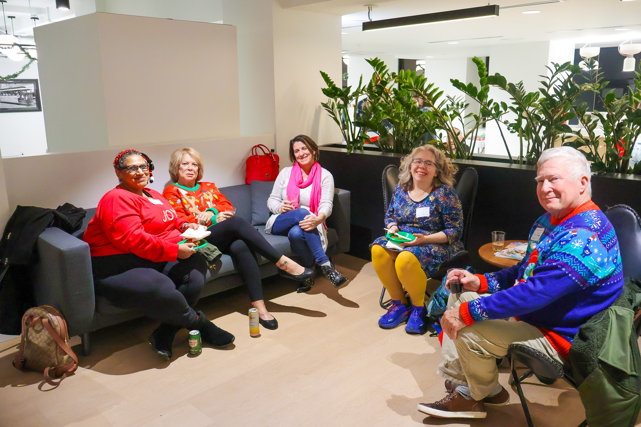 BPGResides residents attending the 2024 holiday party at The Mill in Wilmington, DE